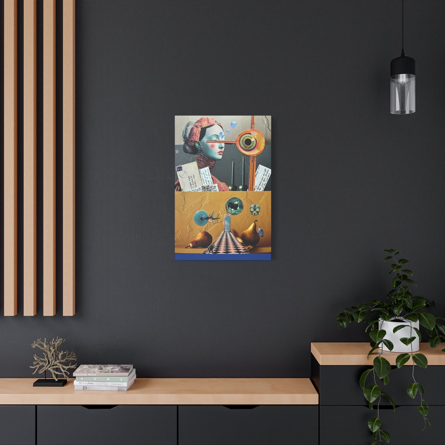 “Grief” Matte Canvas, Stretched, 1.25"