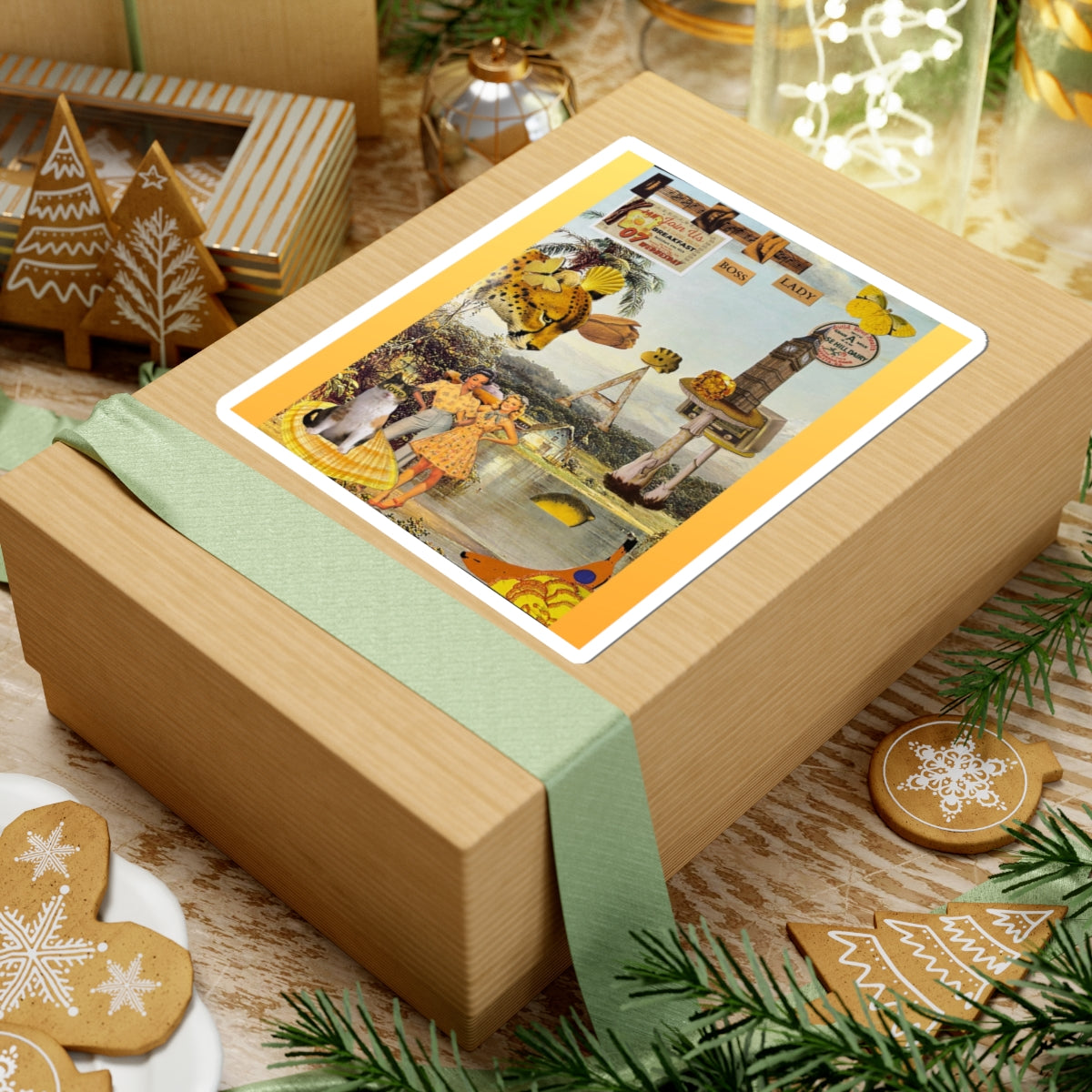 "Boss Lady" Stickers