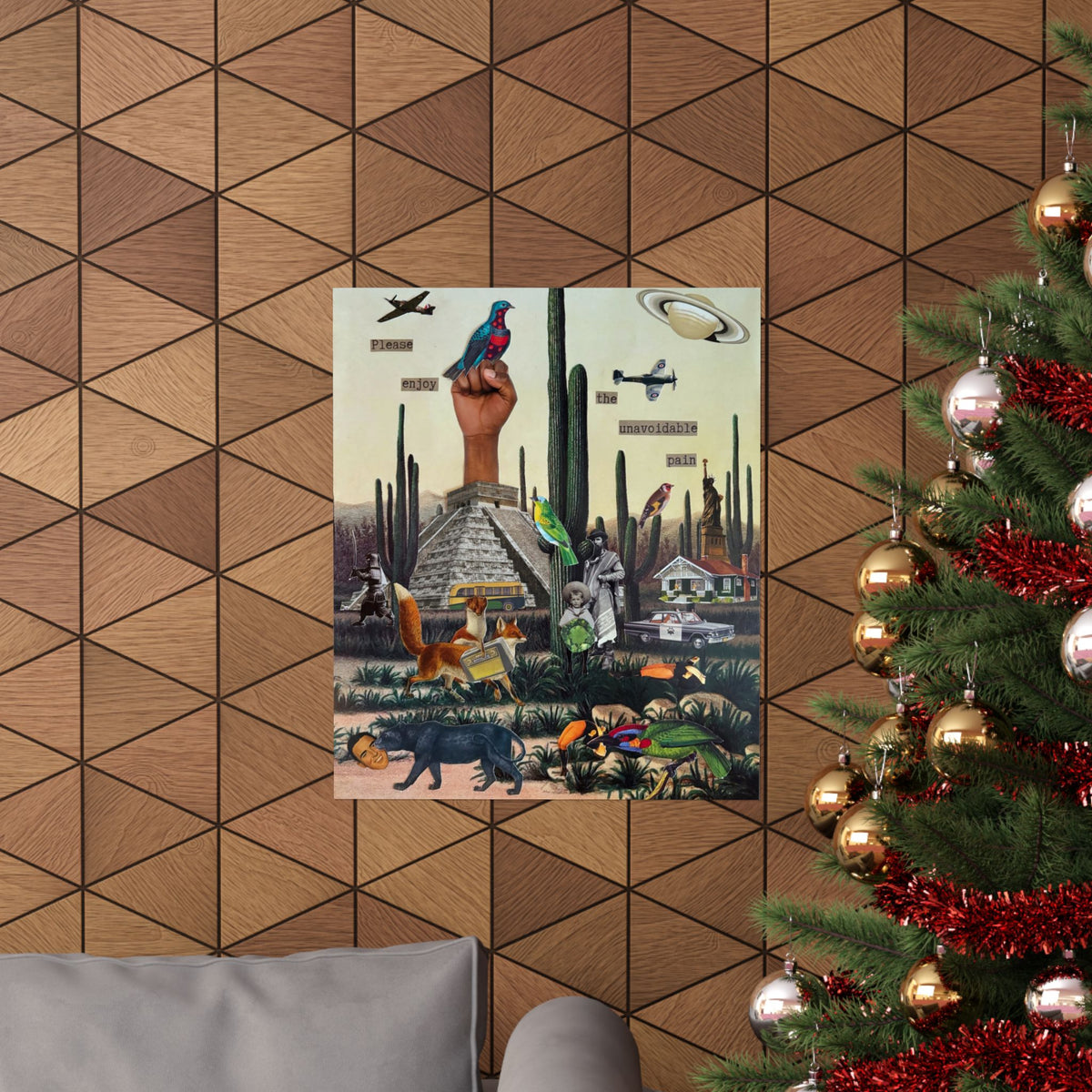 "Temple" on a Matte Poster