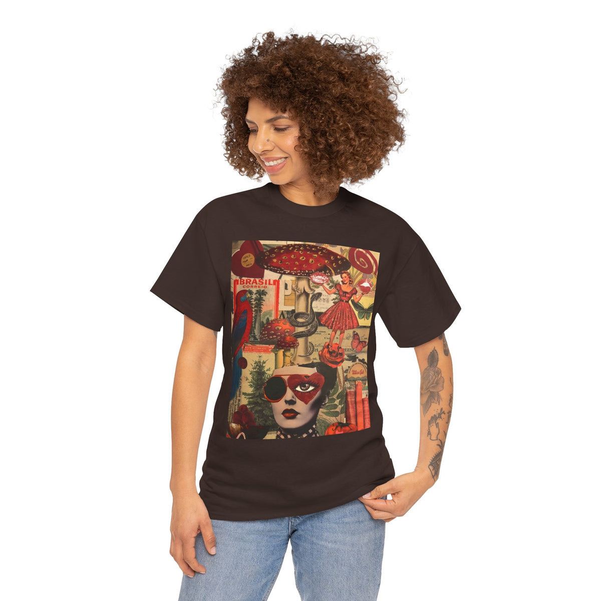 "Girls" on a Weighted Unisex Tee