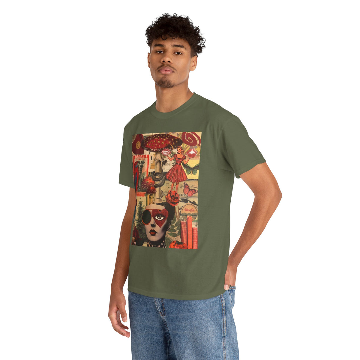 "Girls" on a Weighted Unisex Tee