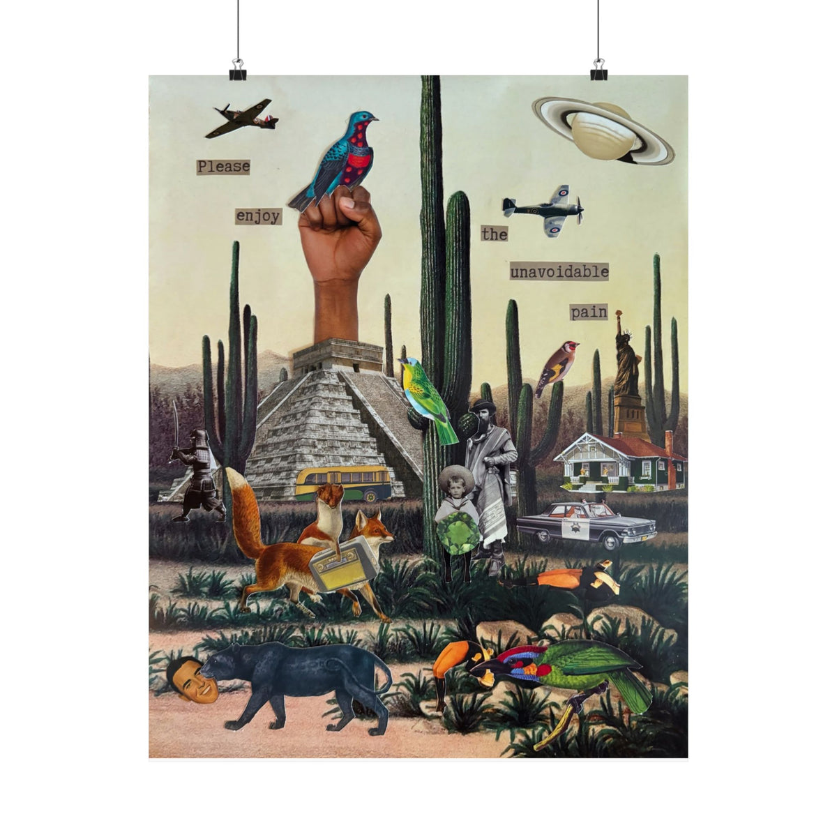 "Temple" on a Matte Poster
