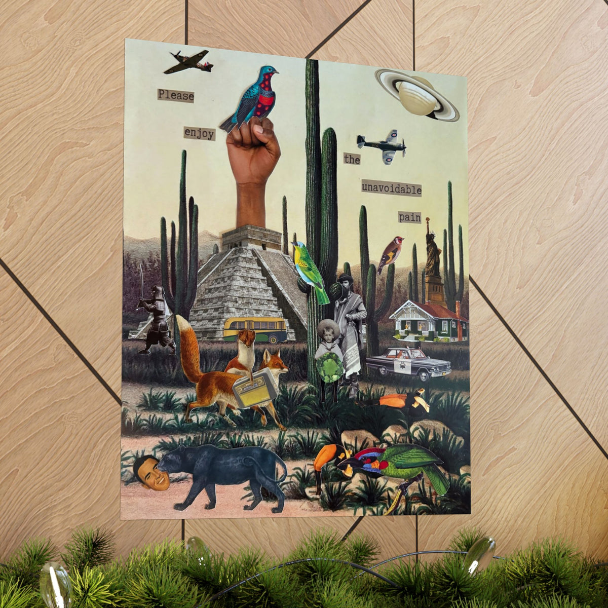 "Temple" on a Matte Poster