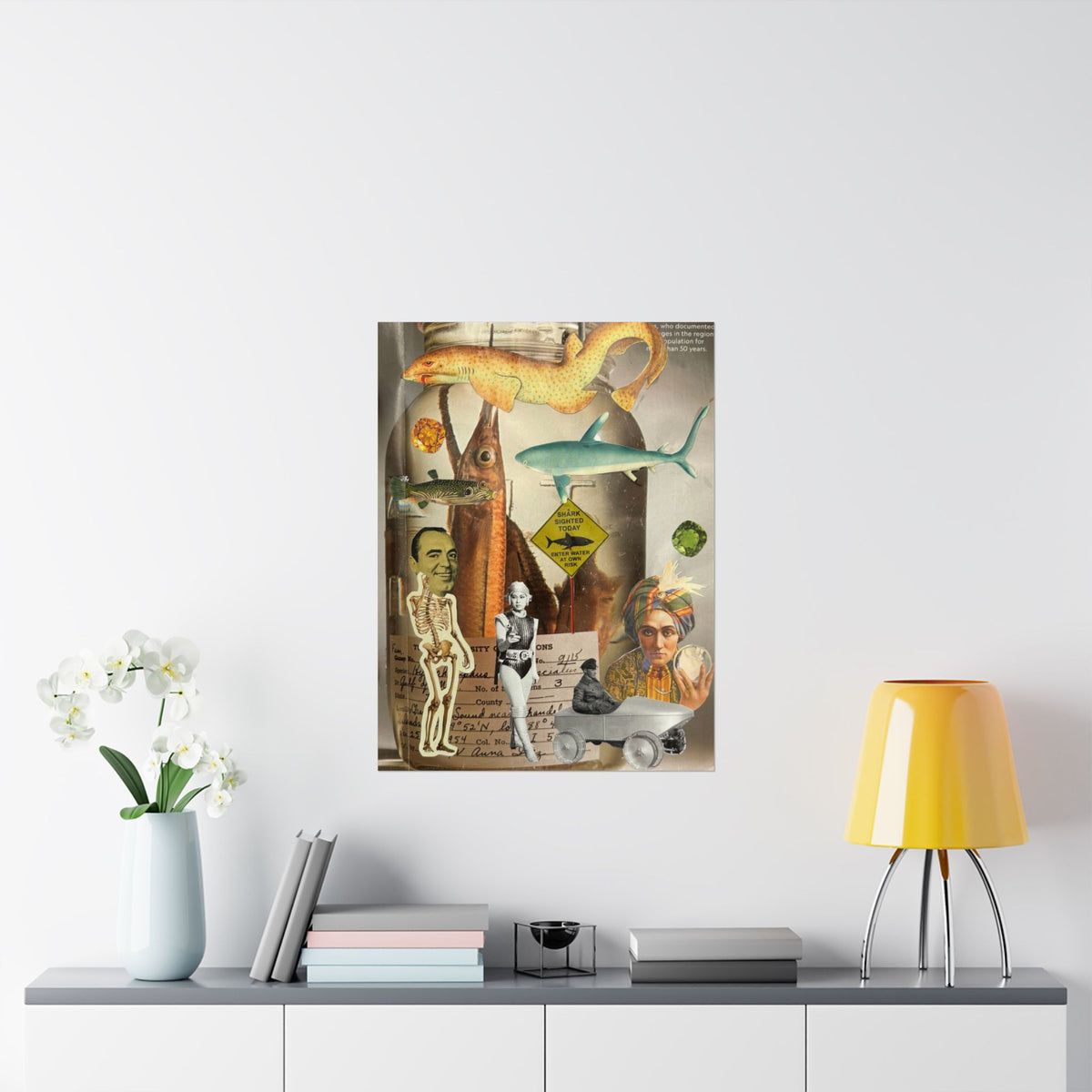 "Girls" on a Matte Poster