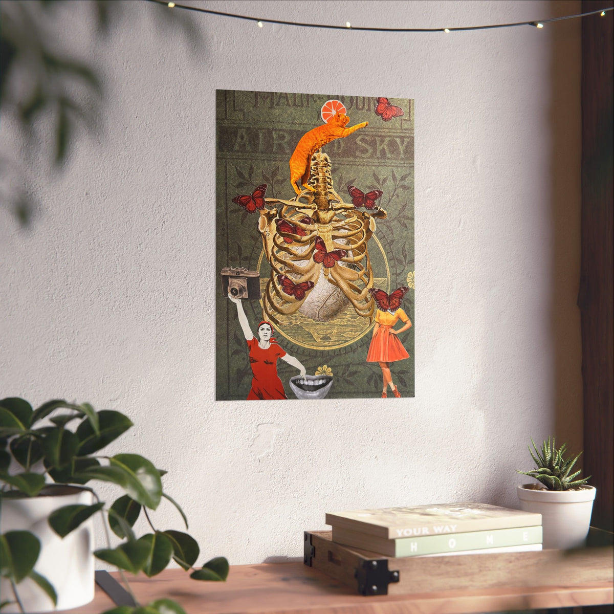 "Boss Lady" on a Matte Poster
