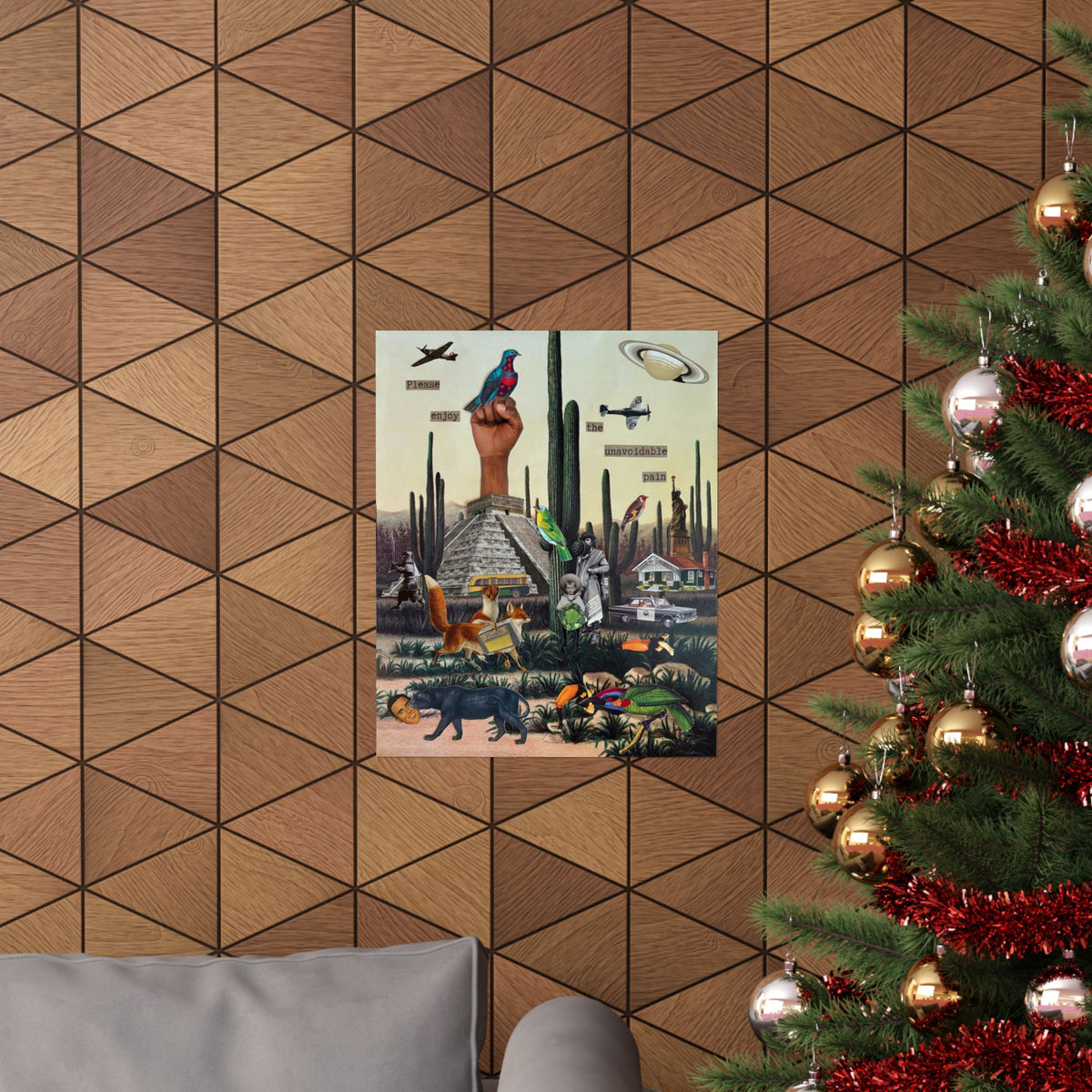 "Temple" on a Matte Poster