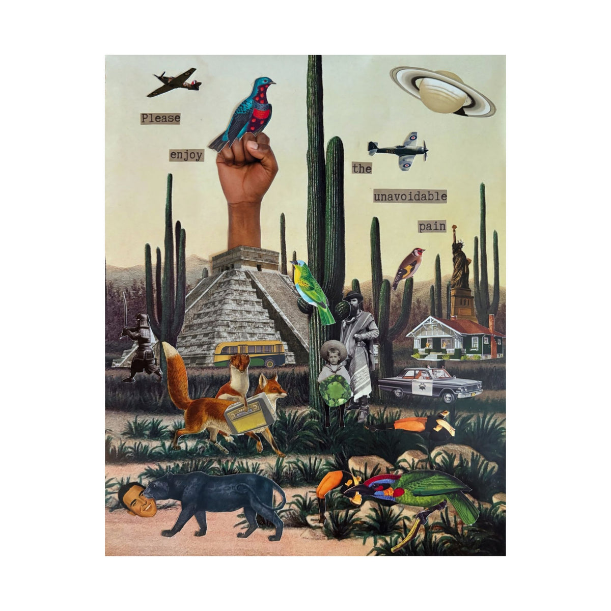 "Temple" on a Matte Poster