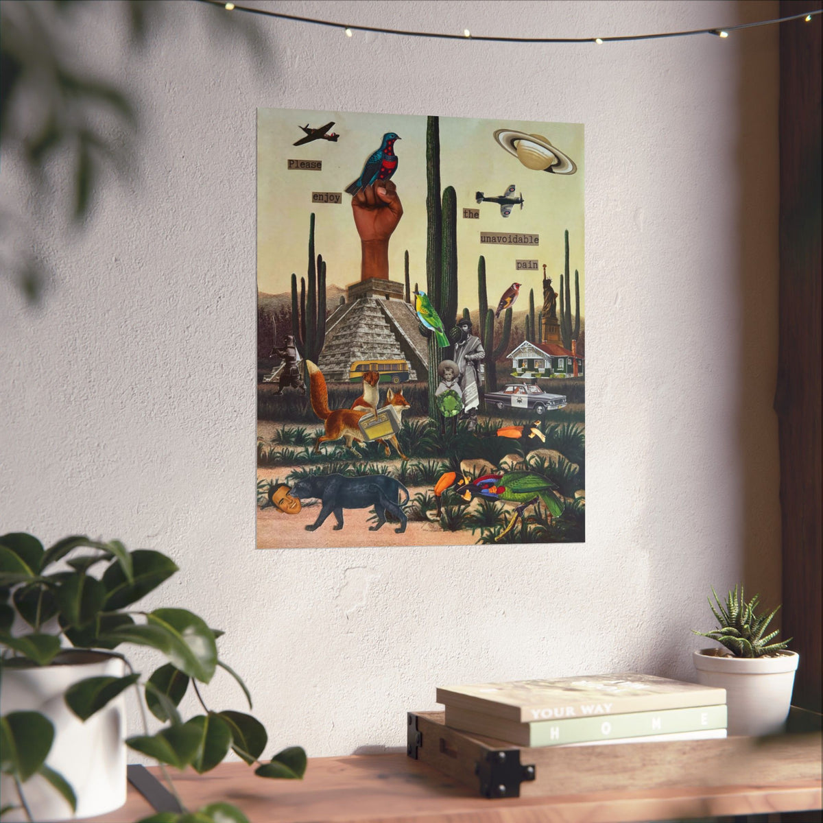 "Temple" on a Matte Poster