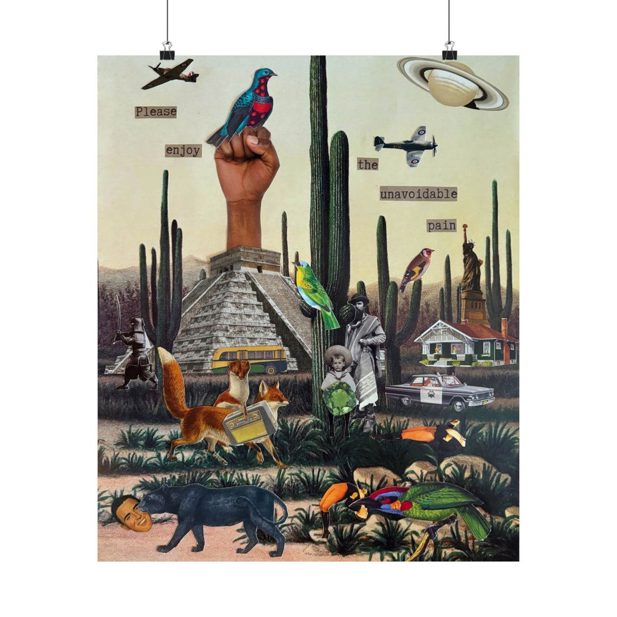"Temple" on a Matte Poster