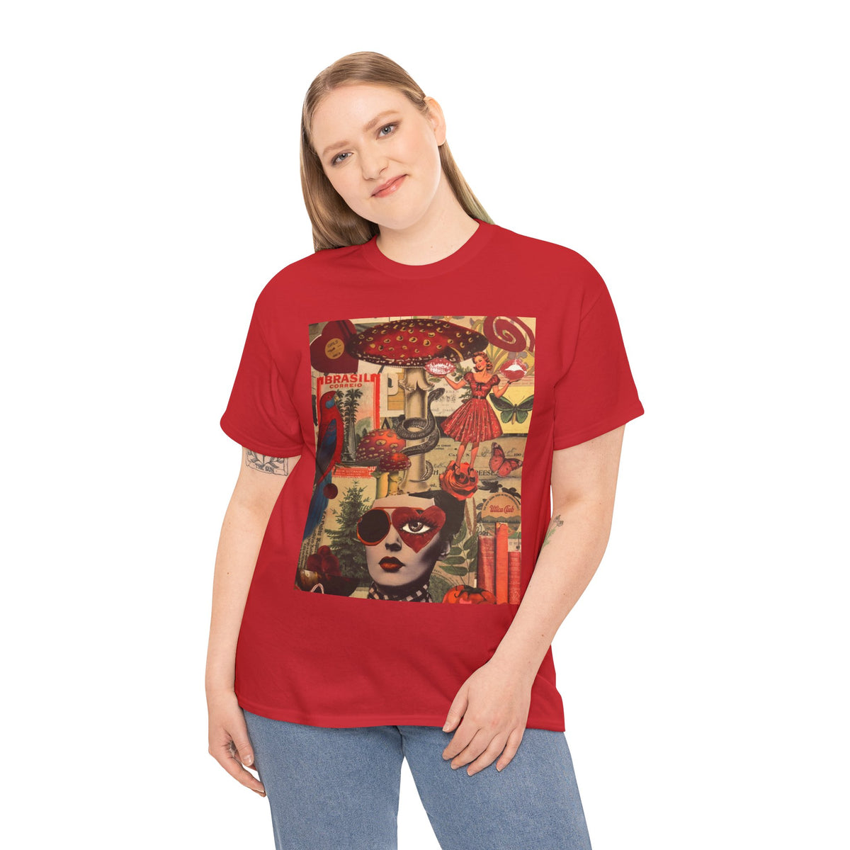 "Girls" on a Weighted Unisex Tee