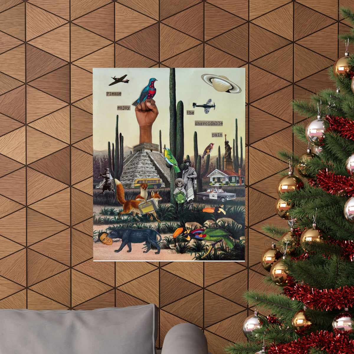 "Temple" on a Matte Poster
