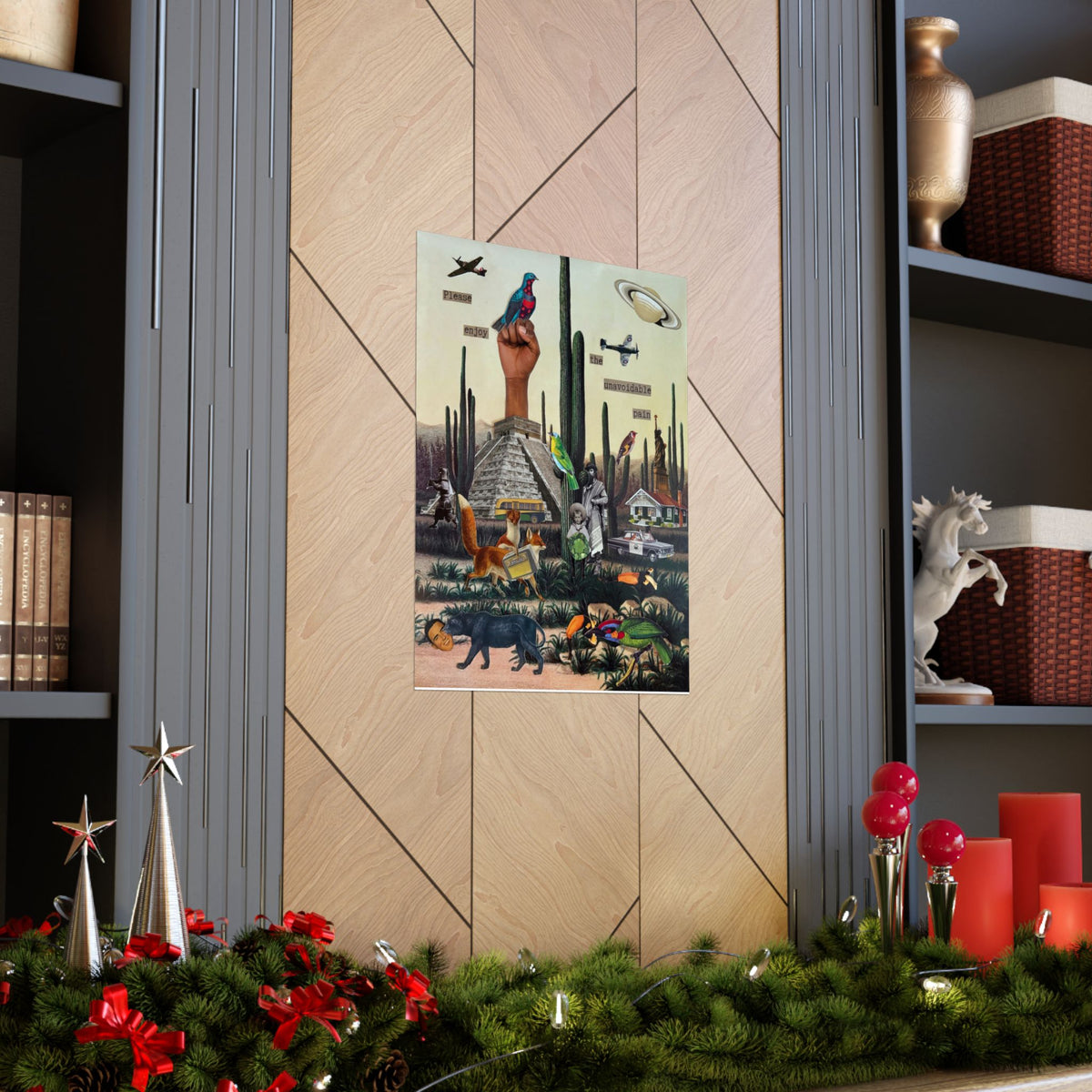"Temple" on a Matte Poster