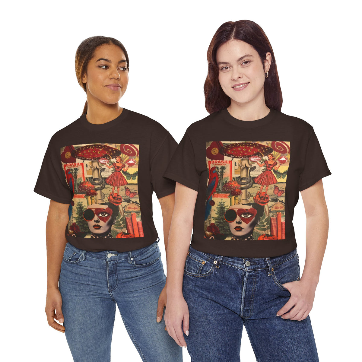 "Girls" on a Weighted Unisex Tee