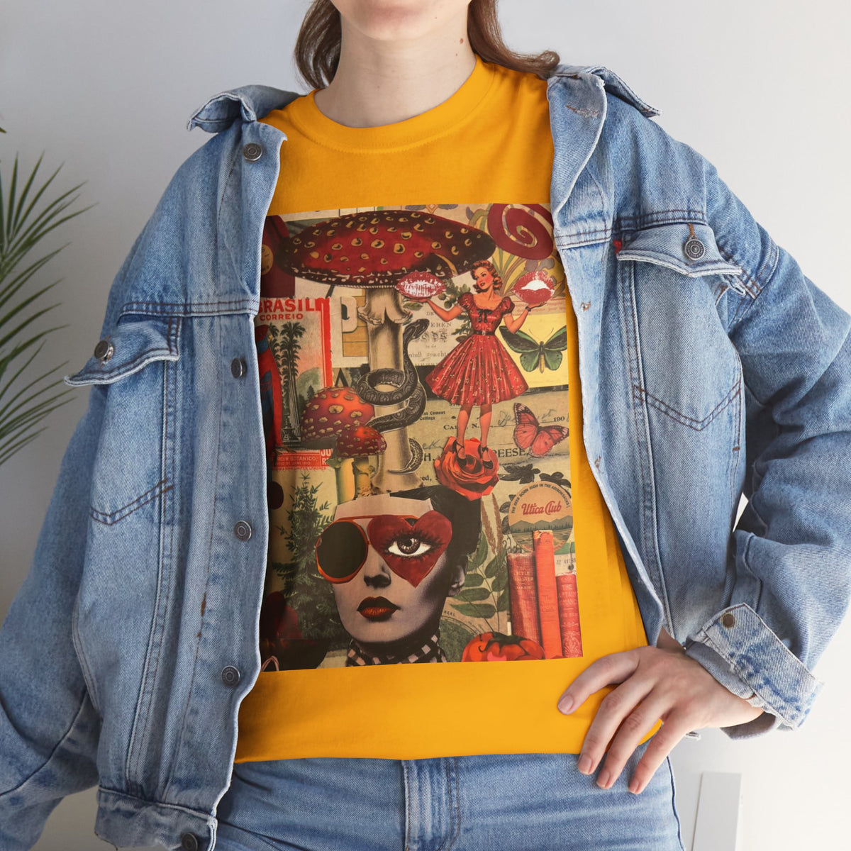 "Girls" on a Weighted Unisex Tee