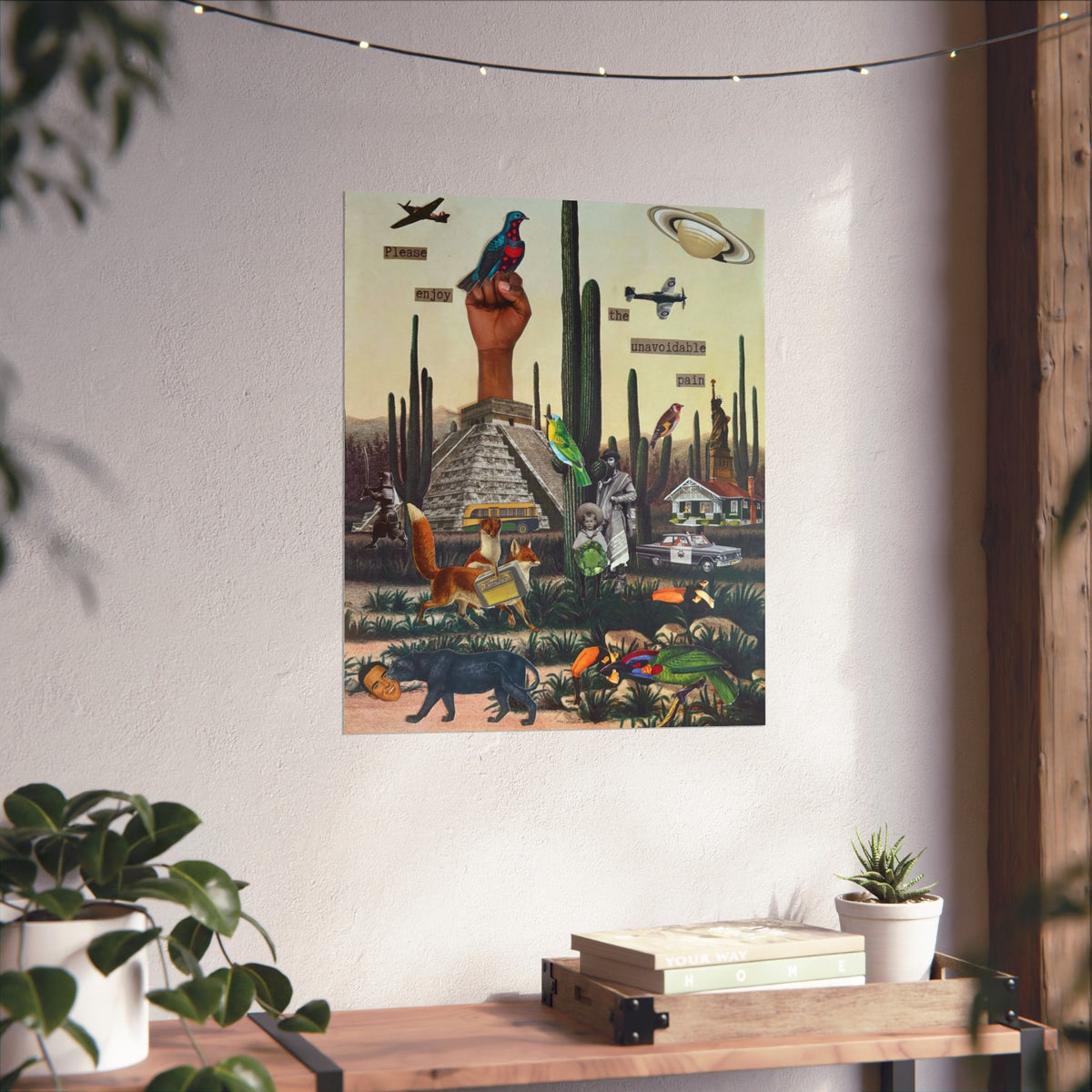 "Temple" on a Matte Poster