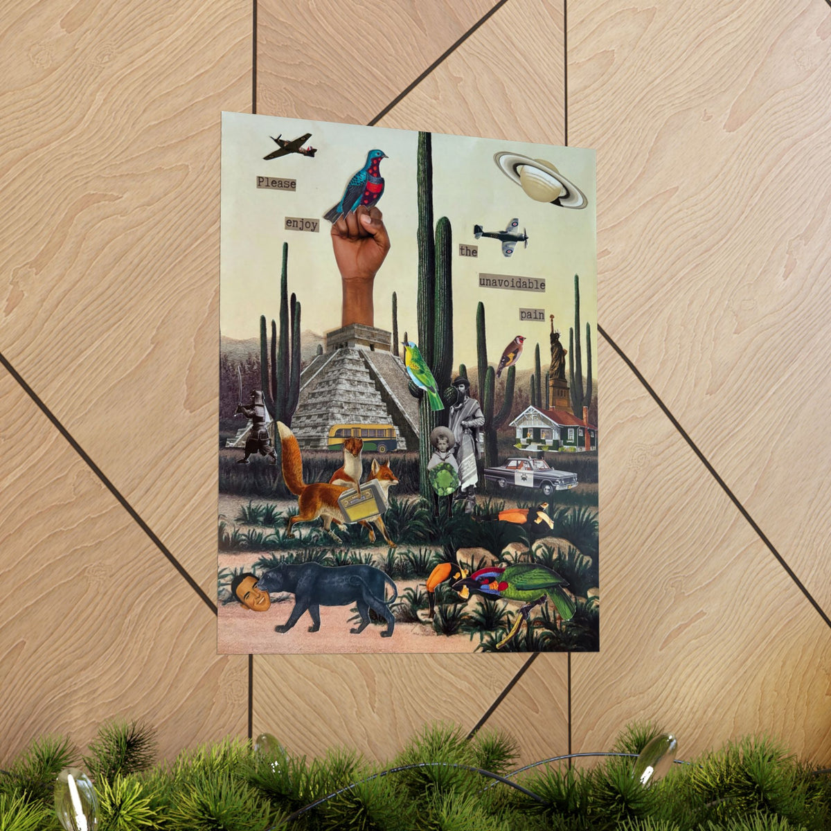 "Temple" on a Matte Poster
