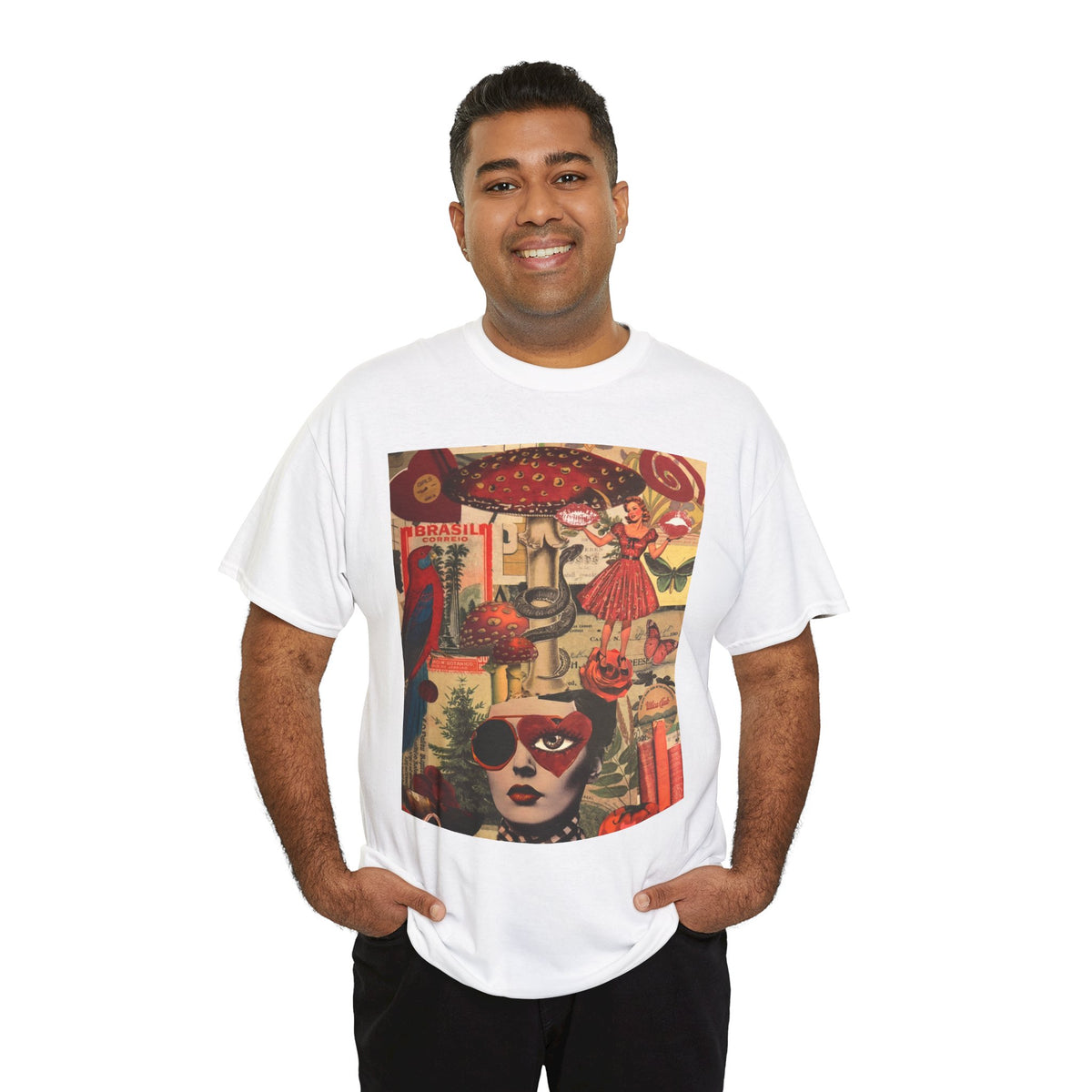 "Girls" on a Weighted Unisex Tee