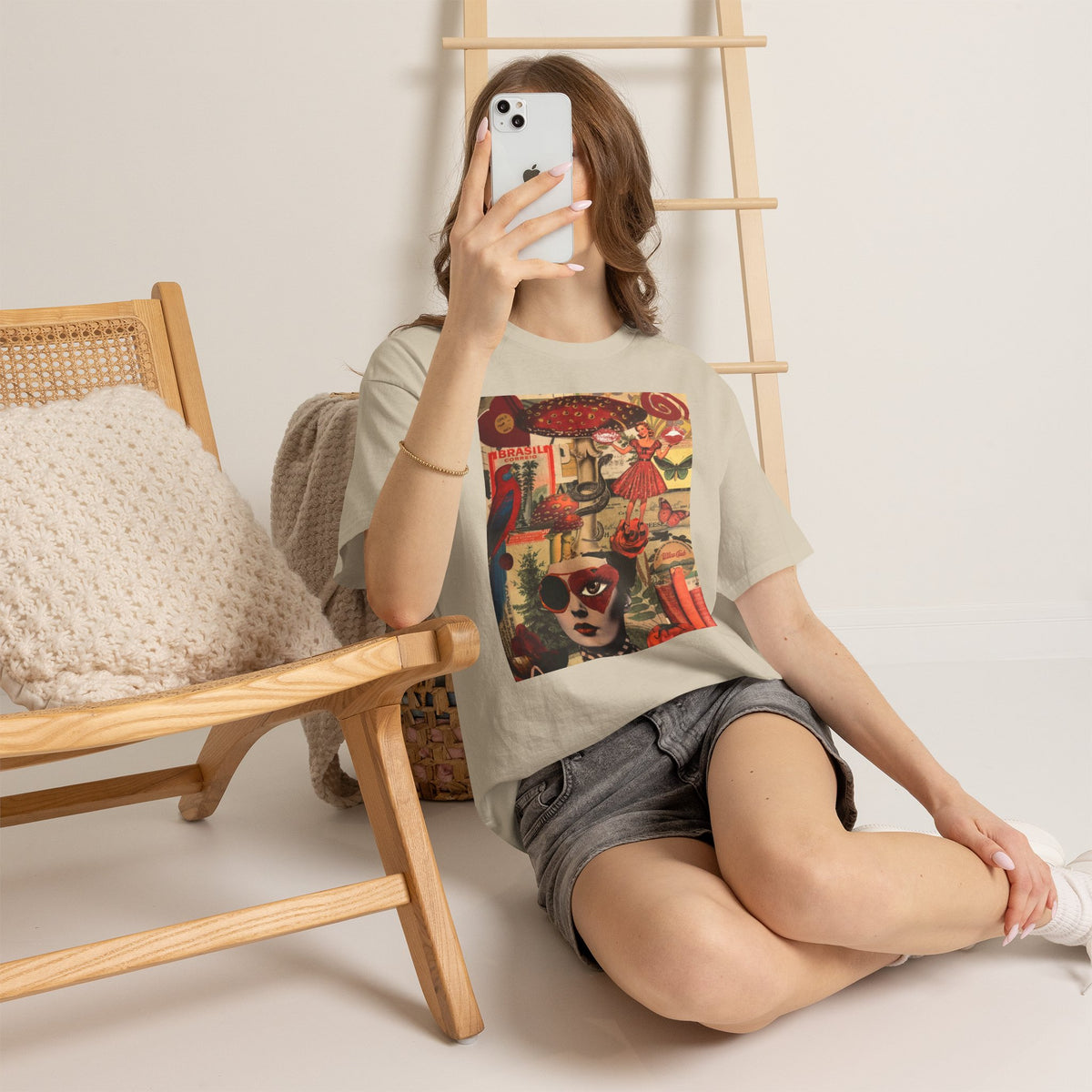 "Girls" on a Weighted Unisex Tee
