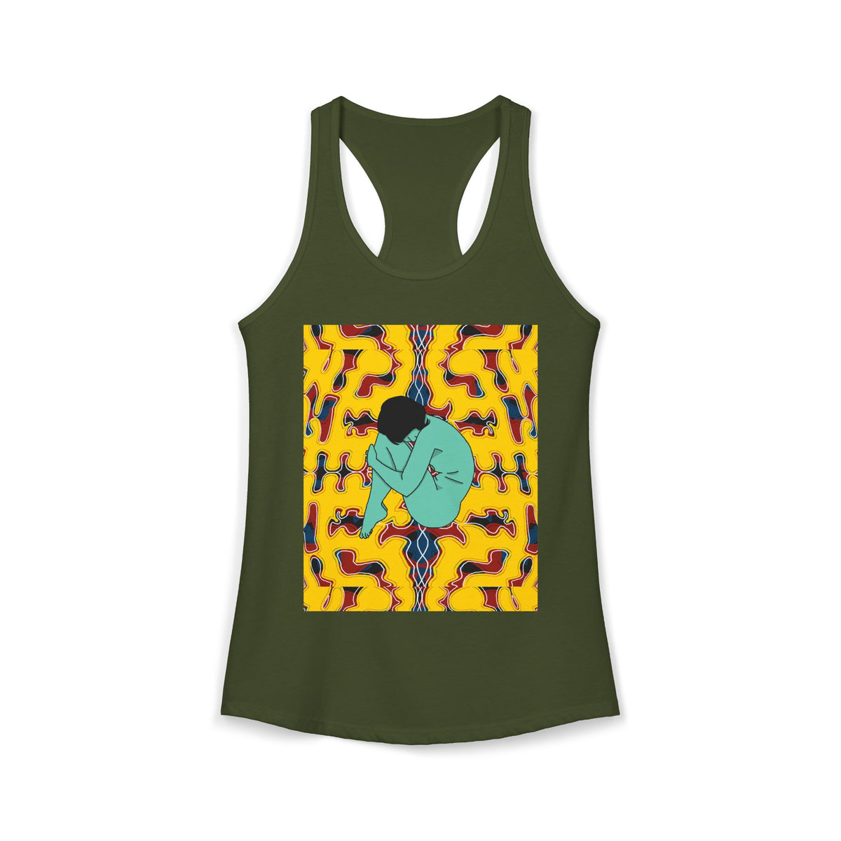 "Astral Project" on a Racerback Tank