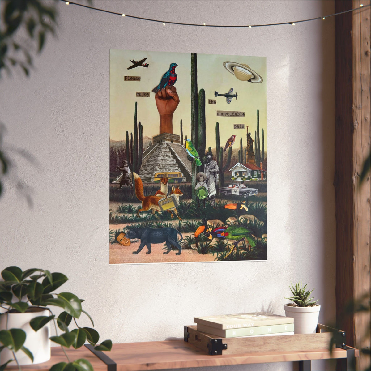 "Temple" on a Matte Poster