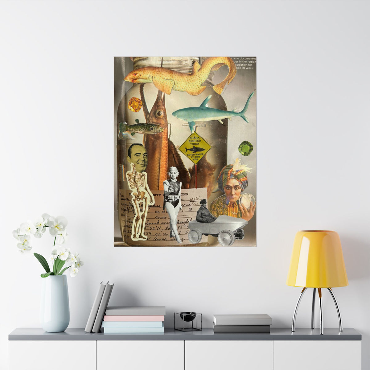 "Girls" on a Matte Poster